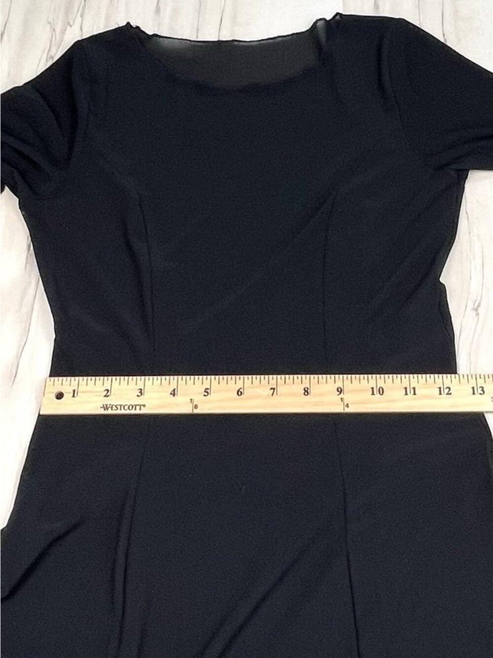 MOVE DANCE Womens LARGE Black Dione Long Sleeve Lyrical Dress Costume EUC - Picture 7 of 10